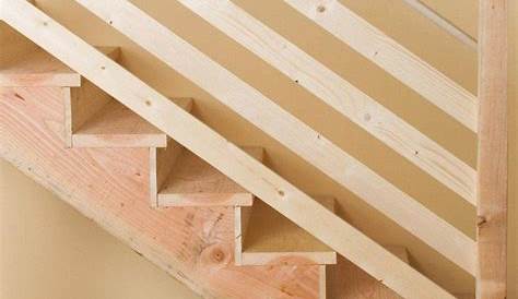 Comment fabriquer un escalier droit en bois