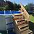 fabriquer un escalier en bois pour piscine