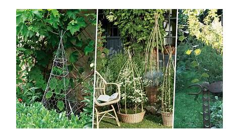 10 idées pour fabriquer un tuteur de jardin Marie Claire