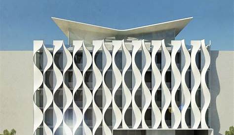 Facade Design Pattern Architecture Enero Arquitectura Creates Second Skin With Metallic
