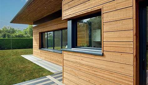 Facade Maison Bois Et Enduit Moderne Cubique Pour Le Constructeur Home D'opale