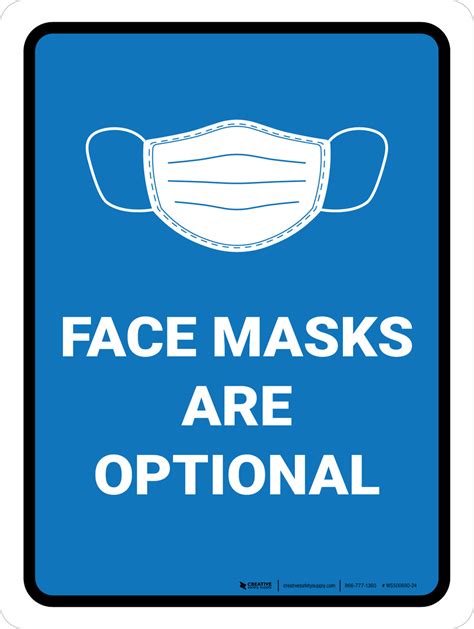 Face Masks Optional Sign Printable Instant Digital Download Etsy
