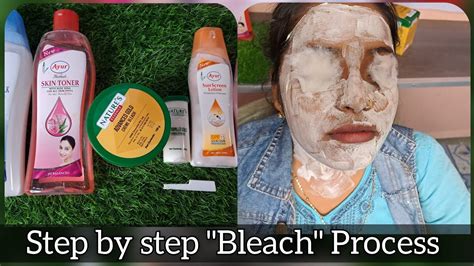 Face Bleach Process