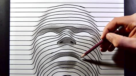 Face Drawing Illusion