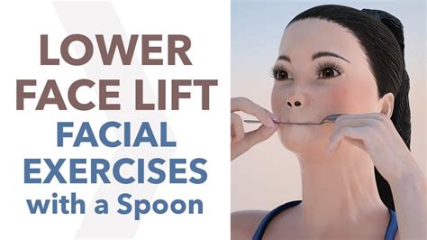 Face Exercises With A Spoon