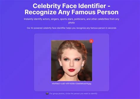 Face Identifier Website