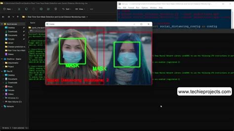 Face Mask And Social Distance Detection Project In Python