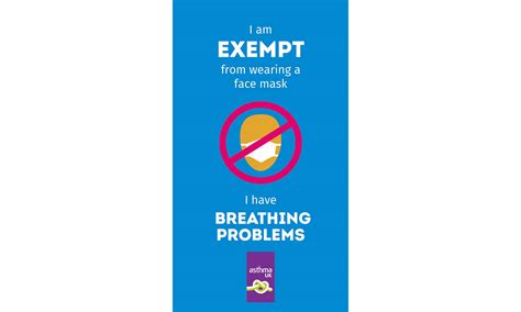 Face Mask Exemption Asthma