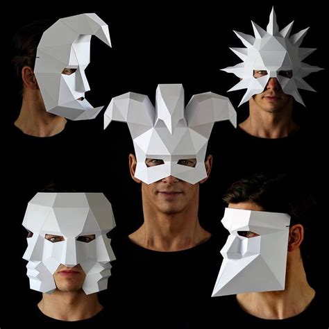 Face Mask Paper Craft