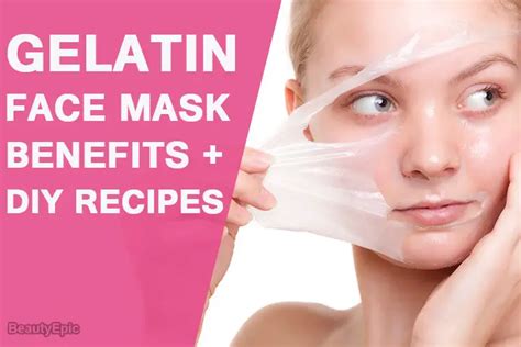 Face Mask Using Gelatin