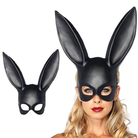 face mask with bunny ears