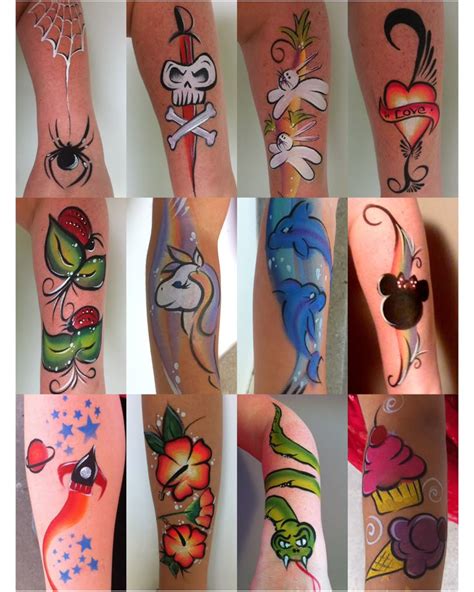 Face Paint Ideas On Arm