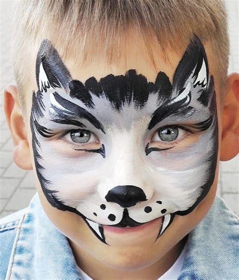 Face Paint Wolf Ideas