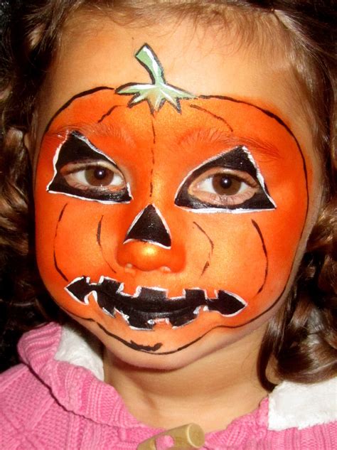 Face Painting Pumpkin