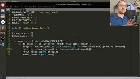 face recognition python code download