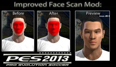 face scan pes 2013