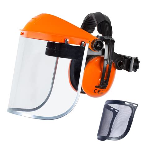 Face Shield With Ear Muffs