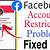 facebook account status restricted