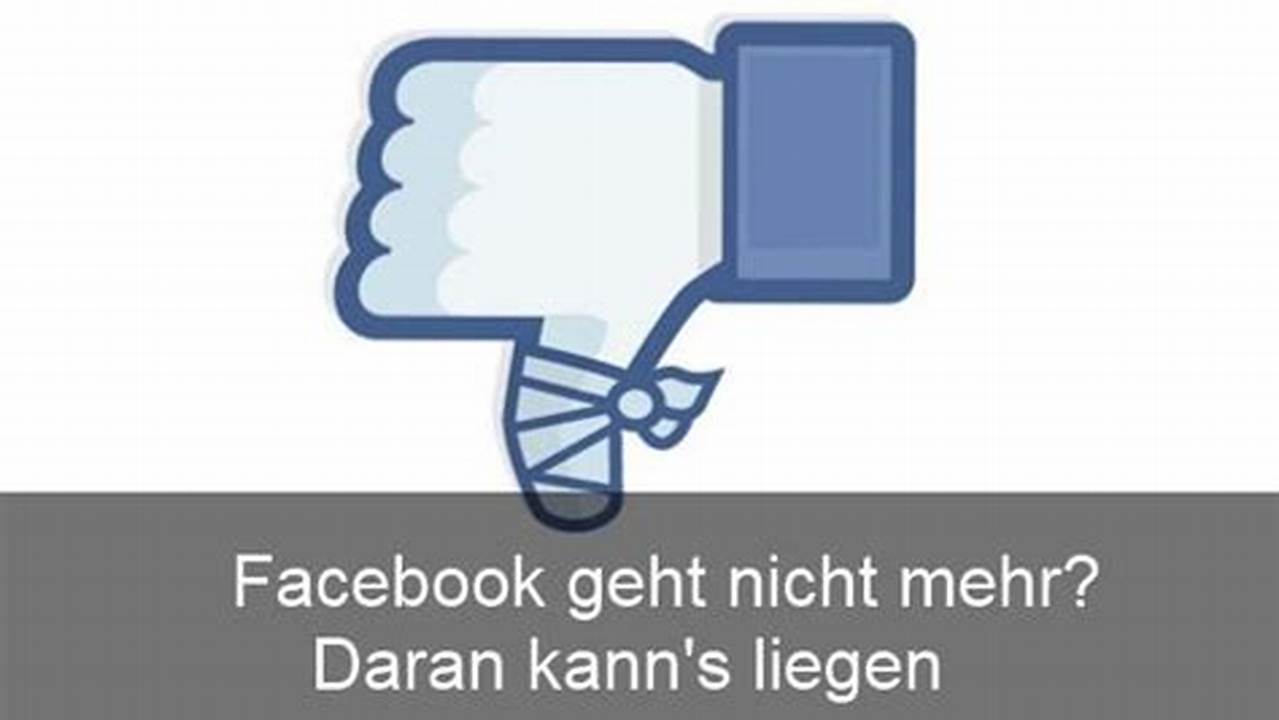 How to Fix "Facebook Geht Nicht" and Reconnect