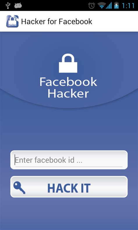 hack account facebook for Android APK Download