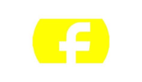 Yellow facebook 7 icon - Free yellow social icons