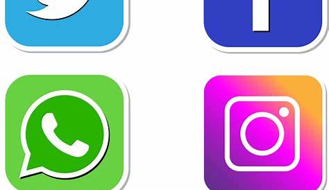 Twitter Facebook Instagram Icons Png Download - Facebook (1600x454