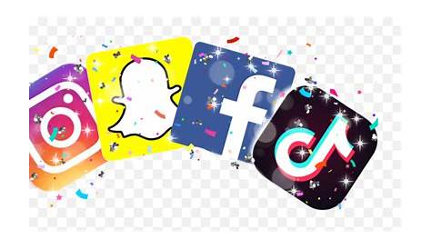 Instagram, Facebook, Snapchat, TikTok, Twitter, YouTube and Pinterest