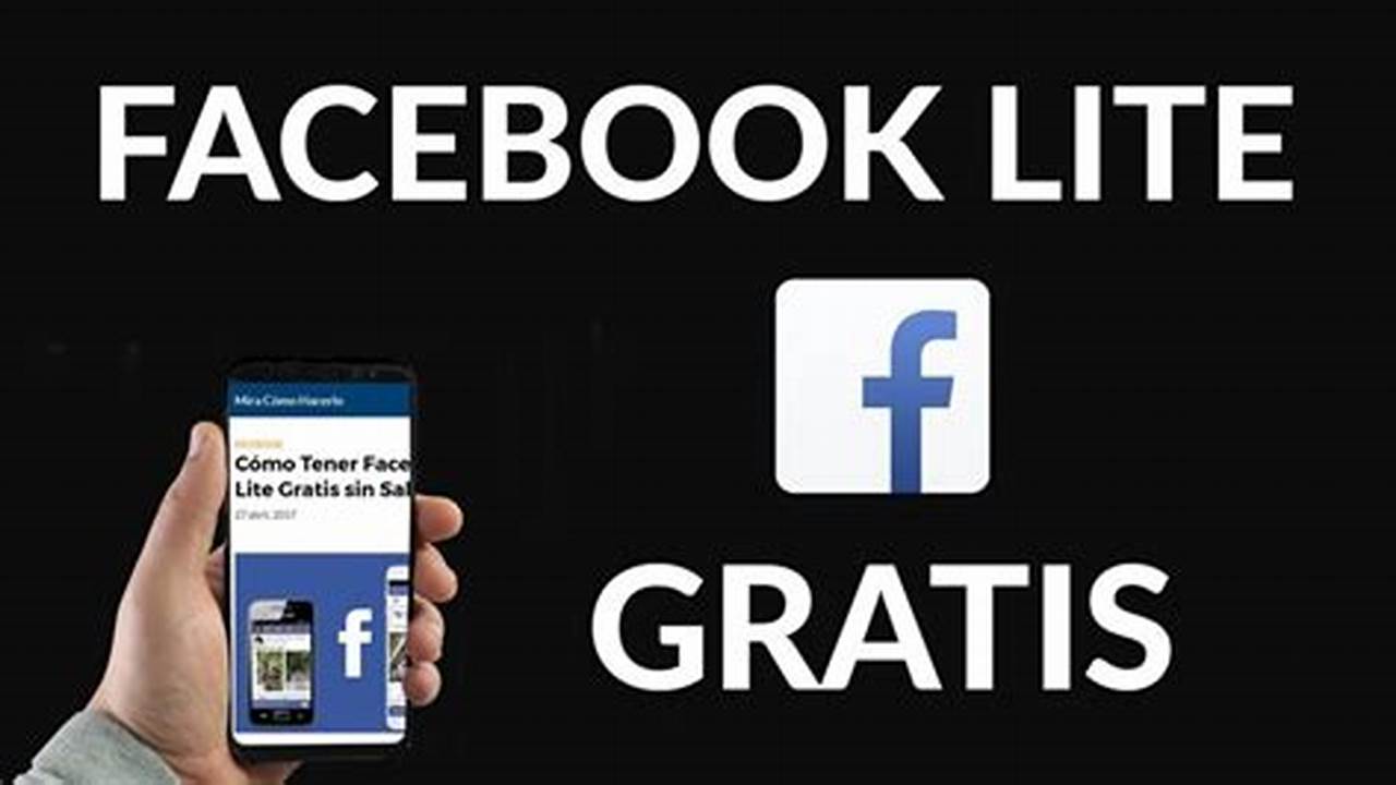 facebook lite gratis sin internet apk 2021 descargar