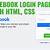 facebook login html code playground