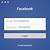 facebook login page my account
