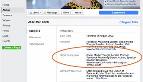 18 Noteworthy Facebook Bio Examples (+How to Write Your Own) | LocaliQ