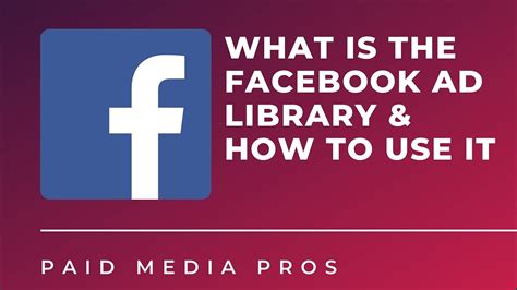 facebook ads library search