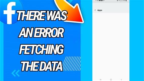 Facebook App Error Fetching Data
