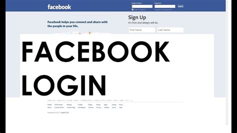 facebook login book