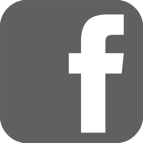 facebook logo grey png