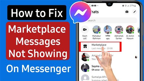 facebook marketplace messenger not working