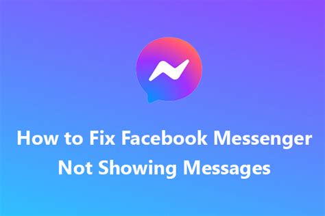 facebook messenger not loading messages browser