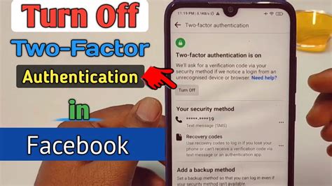 facebook two factor authentication without phone number