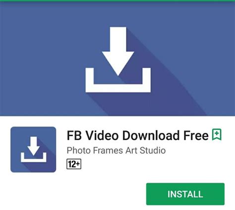 facebook video downloader app download