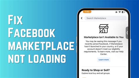 How To Fix Facebook Marketplace Not Loading (2025) YouTube