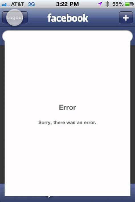 facebook.app error code 1