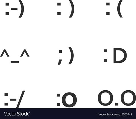 faces to make with keyboard symbols