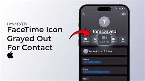 Facetime Button Greyed Out