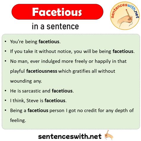 Facetious Language Examples
