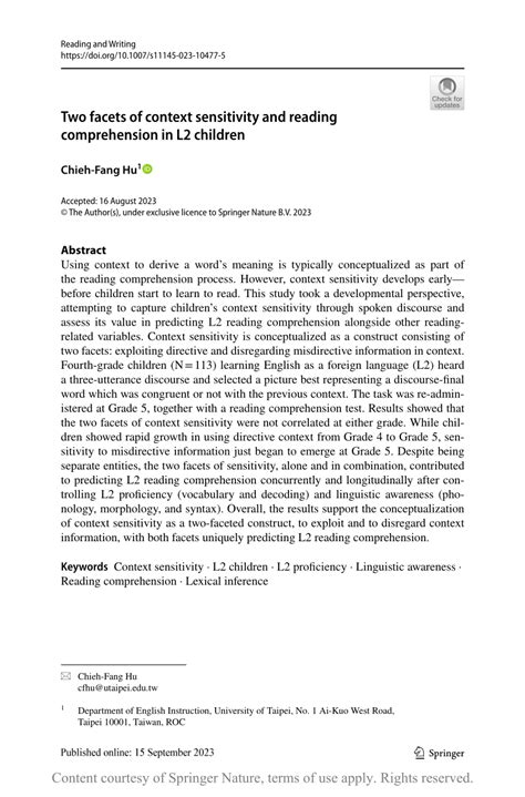 Facets of Sensitivity