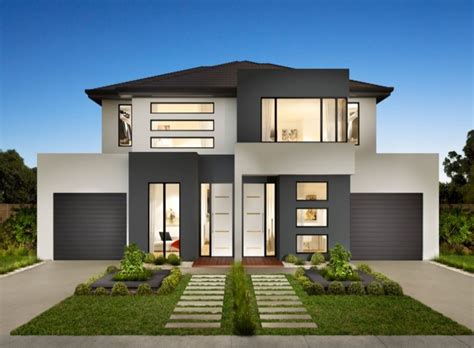 Fachadas Blanco Con Gris