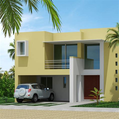 Fachadas Color Amarillo