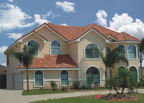 Fachadas Con Teja Roja