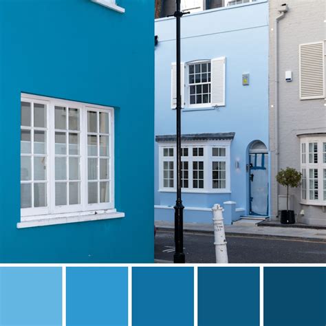 Fachadas Pintadas De Azul