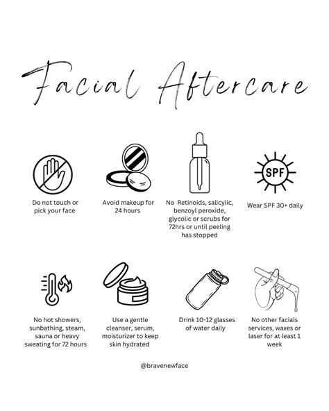 facial aftercare